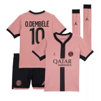 Fotbalové Dres Paris Saint-Germain Ousmane Dembele #10 Dětské Alternativní 2024-25 Krátký Rukáv (+ trenýrky)